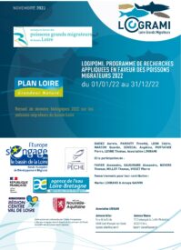 Icon of Recueil de données biologiques sur les populations de poissons grands migrateurs du bassin de la Loire en 2022