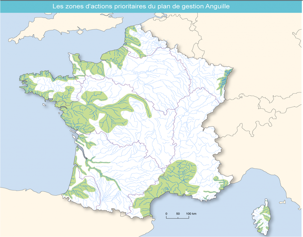 Carte des Zones d'Actions Prioritaires