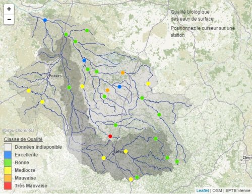 Indice Poisson Rivière sur le Bassin Vienne