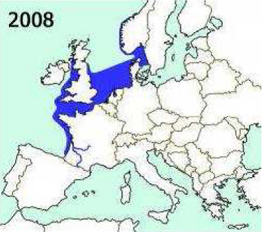 Aire de répartition fluviale et océanique de l'esturgeon européen. Plan d'action national en faveur de l'esturgeon européen 2011-2015