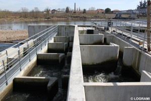 Passe à poissons de Roanne (partie amont)